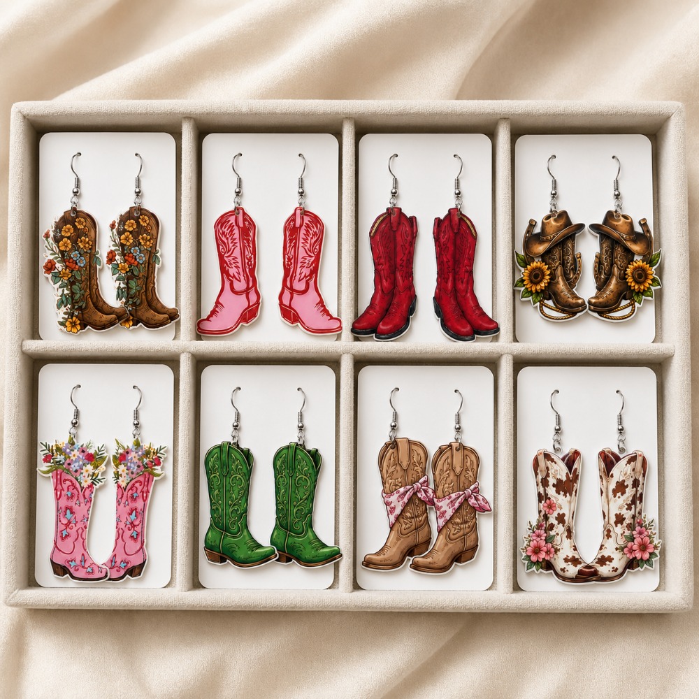 Women's Western 8 Pairs Earring Set for Everyday Wear
